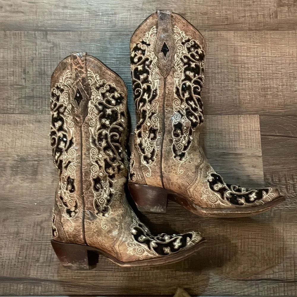 Corral Western Boots Size 6 1/2 - Picture 6 of 7